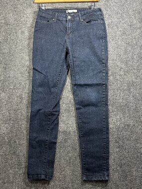 Levis Jeans Womens 12 Legging Cotton Stretch Tapered Leg Skinny Fit Pockets